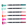 Tombow Dual Brush Markers 6/Pkg-Very Berry DBP6-56237