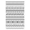 Hero Arts Clear Stamps 4"X6"-Decorative Strips HA-CM744