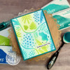 2 Pack Hero Arts Stencil 6"X6"-Leaves And Abstract Shapes HA-SA269