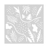 2 Pack Hero Arts Stencil 6"X6"-Leaves And Abstract Shapes HA-SA269