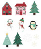 3 Pack American Crafts Home For Christmas Foam Stickers -Village 34022985