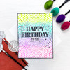 Hero Arts Cling Stamp 6"X6"-Abstract Criss Cross Bold Prints HA-CG928