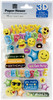 3 Pack Paper House 3D Stickers 4.5"X7.5" -Emoji Birthday STDM293E - 767636821262