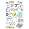 3 Pack - Paper House 3D Stickers 4.5"X7.5"-Engaged - STDM197E 3 Pack - Paper House 3D Stickers 4.5"X7.5"-Engaged - STDM197E