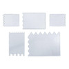 3 Pack - DecoArt Impasto Paint Accessories 5/Pkg-Clear Texture Cards - DASK271 - 766218136305