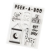 3 Pack - American Crafts Hello Little Boy Mini Stamp Set-8 Pieces - 34030024