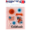 3 Pack - American Crafts Flags And Frills Clear Stamps-8/Pkg - 34030322 - 765468075020