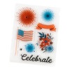 3 Pack - American Crafts Flags And Frills Clear Stamps-8/Pkg - 34030322