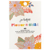 3 Pack Jen Hadfield Flower Child Notecards 3"X4" 40/Pkg-W/Silver Holographic Foil JH014164 - 765468044088