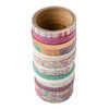 American Crafts Rainbow Avenue Washi Tape 12/Pkg-Rose Gold Foil - 34025871