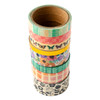 American Crafts April And Ivy Washi Tape 8/Pkg-Gold Foil - 34025581