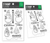 Hero Arts Clear Stamp & Die Combo-Merry Snowmen HA-SB291