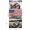 Prima Re-Design A3 Decoupage Tissue Paper 3/Pkg-All American - 5A0028NK-1GBQB - 655350672102