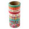 Pebbles Fun In The Sun Washi Tape-8/Pkg 34030659