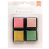 American Crafts Hello Little Girl Ink Pads-4/Pkg - 34030051 - 765468061030