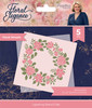 Sara Signature Floral Elegance Layering Stencil 5"X5"-Floral Wreath - TEN5FLWR - 195094111654