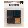 American Crafts Cedar House Ink Pads-4/Pkg - 34030349 - 765468083735