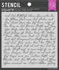 Hero Arts Stencil 6"X6"-Script HA-SA225 - 085700940139
