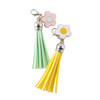 Jen Hadfield Flower Child Enamel Charm Tassels-4/Pkg - JH014159