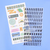 American Crafts Coast-to-Coast Thickers Stickers 245/Pkg-Alpha - 34025930