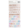American Crafts Rainbow Avenue Thickers Stickers 224/Pkg-Rose Gold Alpha - 34025882