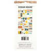 American Crafts Cedar House Ephemera Die-Cuts 70/Pkg-Journaling, Gold Foil - 34030347