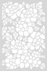 Sara Signature Floral Elegance Stencil 4"X6"-Perfect Peonies - TEN4PEPE