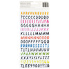 American Crafts Whatevs Thickers Stickers 338/Pkg-Alpha, Glossy - 34030586