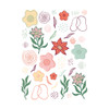 Hero Arts Hero Transfers-Flowers And Swirls HA-RT105
