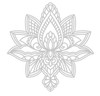 Crafter's Companion Mask-Decorative Lotus - 5A0020L5-1G389
