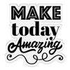 Crafter's Companion Clear Acrylic Stamps-Make Today Amazing CCSTMATA