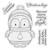 Crafter's Companion Acrylic Clear Stamp 4"X4"-Christmas Hugs STCACHUG