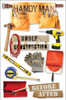 Paper House 3D Stickers 4.5"X7.5"-Handyman - STDM34E Paper House 3D Stickers 4.5"X7.5"-Handyman - STDM34E