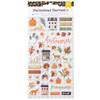 American Crafts Farmstead Harvest Stickers 47/Pkg-Icon - Puffy Gold Foil - ACFH4729 - 765468060101
