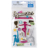 Paper House 3D Stickers 4.5"X7.5" -Gymnastics STDM282E - 767636817616