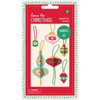 American Crafts Home For Christmas Ornament Kit-Traditional, Makes 4 - 34022984 - 765468028705