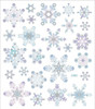 Sticker King Stickers-Silver & White Snowflakes - SK129MC-1258 - 679924912586
