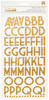 3 Pack - American Crafts Chipboard Alphabet Stickers-Wisecrack-Gold Glitter, 135/Pkg - 53280 - 718813532808
