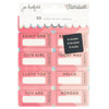 Jen Hadfield Stardust Ticket Book 6/Pkg-W/Silver Foil Accents - JH013810 - 718813173155