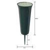 FloraCraft Cemetery Vase With FloraFoM Bulk Pack-4"X8.8" Plastic - CV12GU