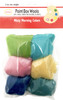 Colonial Paint Box Wools .33oz 6/Pkg-Misty Morning -Pk/Blu/Grn/Seafm/Yel/Lav - CNPBW-1 - 091955012408