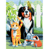 Royal & Langnickel(R) Small Paint By Number Kit 8.75"X11.75"-Family Pets - PJS-29