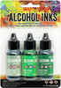 Tim Holtz Alcohol Ink .5oz 3/Pkg-Mint/Green Spectrum - TAK-69652 - 789541069652