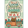 Design Works Counted Cross Stitch Kit 8"X12"-Don't Look Back (14 Count) DW2902
