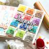 Pinkfresh Studio Hot Foil Plate-Phrase Builder: Happy - PF181422 Pinkfresh Studio Hot Foil Plate-Phrase Builder: Happy - PF181422
