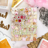 Pinkfresh Studio Hot Foil Plate-Phrase Builder: Happy - PF181422 Pinkfresh Studio Hot Foil Plate-Phrase Builder: Happy - PF181422