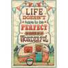 Design Works Counted Cross Stitch Kit 8"X12"-Life Is Wonderful (14 Count) - DW2903