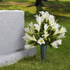 24 Pack - FloraCraft Eternity Cemetery Vase With FloraFoM Bulk Pack-4.3"X8.9" With Removeable Spike - 5A002B6F-1GDP5 24 Pack - FloraCraft Eternity Cemetery Vase With FloraFoM Bulk Pack-4.3"X8.9" With Removeable Spike - 5A002B6F-1GDP5