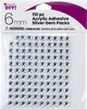 CousinDIY Acrylic Adhesive Gems 6mm-Silver - GEMS6MM-3341 - 191648149616