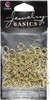 CousinDIY Open Jump Rings 6mm 200/Pkg-Gold A50025RG-G18HV - 016321089631